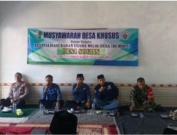 Tingkatkan Kesejahteraan Masyarakat, Pemdes Sogiyan Lakukan Penyegaran Pengurus BUMDes