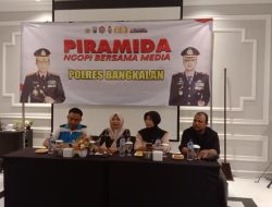 Untuk Menjalin Kerjasama Yang Erat, Kasih Humas polres Bangkalan Adakan Piramida