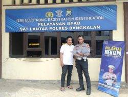 Satlantas Polres Bangkalan Gelar Program “Polantas Menyapa” untuk Edukasi Layanan SIM, STNK, dan BPKB