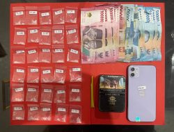 Tergiur Keuntungan besar, Satresnarkoba Amankan Warga Jatiarjo