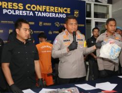 Polresta Tangerang Amankan Pelaku Pembunuhan Sadis di Cikupa