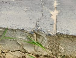 Diduga Proyek Siluman, Pekerjaan Jalan Desa Basungkai-Pangkalan Sari Diduga Gagal Kontruksi, Penegak Hukum Diminta Jangan Bungkam