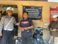 Satlantas Polres Bangkalan Sosialisasikan Larangan Knalpot Brong Jelang Natal dan Tahun Baru 2026