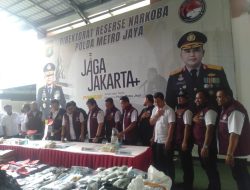 Ungkap Peredaran Narkoba, Ditresnarkoba Polda Metro Amankan 2054 Tersangka : Barang Bukti yang Disita 387,34 Kilogram dari Berbagai Jenis