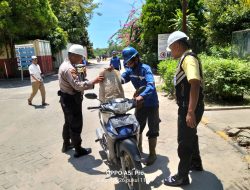 Lakukan Imbauan Keselamatan Kerja, Samapta Polres Bangkalan Perketat Pengamanan di PT ASSI