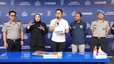 Polresta Malang Kota Bongkar Komplotan Copet di Konser, Dari 5 Pelaku, 4 orang Berhasil Ditangkap dan 1 dalam DPO