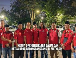 Edi Macan Resmi Dikukuhkan, Ktua DPC Gresik dan Ketua Balongpanggang Hadir Berikan Dukungan