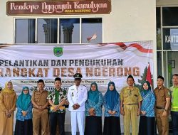 Pemdes Ngerong Lantik Dan Rotasi Beberapa Staff Desa
