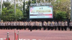 Apel Pengamanan, Polres Nganjuk Siap Kawal Pengesahan Ribuan Warga Baru PSHT