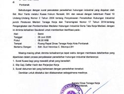 Disnaker Lakukan  Mediasi Pekerja Eks SKY Elektronik, Ada Pelanggaran dalam Proses PHK