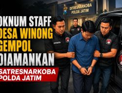 Oknum staff Desa Winong Gempol Diamankan Satresnarkoba Polda Jatim