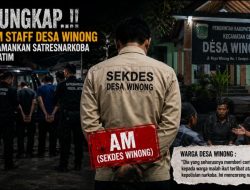 Terungkap..!! Oknum Staff Desa Winong Yang Diamankan Satresnarkoba Polda Jatim