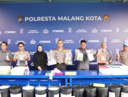 Polresta Malang Kota Ungkap Kasus Menonjol, Sita 3,2 Kg Sabu dan 2.480 Butir Ekstasi, Dua Kurir Jaringan Aceh Dibekuk