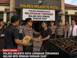 Dugaan Tangkap Lepas Kasus Pencurian Besi di Mojokerto Kota, Tiga Terduga Pelaku Dikabarkan Dipulangkan, Isu Tebusan Ratusan Juta Mencuat