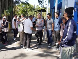 Makan Bersama Gratis Polresta Malang Kota di Alun-alun Merdeka, Mempererat Kedekatan dengan Masyarakat