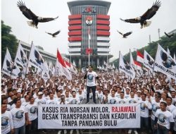 Dpn Rajawali Sorot Kasus Ria Norsan: Terkesan Kebal Hukum, Kinerja KPK Dan Mabes Polri Dipertanyakan