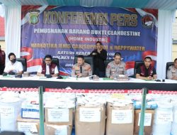 Polres Metro Jakarta Barat Bongkar Jaringan Internasional Pemasok Bahan Baku Narkoba, 7 Tersangka Ditangkap dan Barang Bukti 1,1 ton Senilai Rp119 Miliar Dimusnahkan