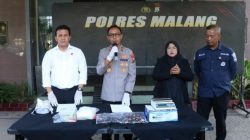 Nyaris Beredar! Polres Malang Ciduk Kurir Sabu 1,1 Kilogram, 14.564 Nyawa Berhasil Diselamatkan