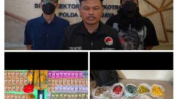 Polda Metro Jaya Membongkar Peredaran Narkoba Jenis Etomidate Sebanyak 518 Pcs Di Dua Lokasi Berbeda