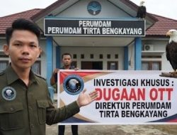 Kabar OTT Direktur Perumdam Tirta Bengkayang Beredar, RAJAWALI: Segera Konfirmasi Atau Klarifikasi Secara Resmi!
