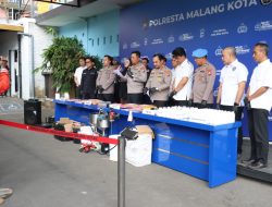 Polresta Malang Kota Ungkap 119 Kasus Narkotika, 175 Tersangka Diamankan dan Selamatkan Puluhan Ribu Jiwa