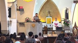 Kapolresta Malang Kota Gelar Minggu Kasih di Gereja Katedral Ijen, Perkuat Sinergi Polri dan Umat Beragama