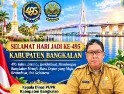 Di Hari Jadi kabupaten Bangkalan yang ke 495 Tahun, Kadis PUPR Ajak Masyarakat Untuk Mendukung Pembangunan Di Bangkalan