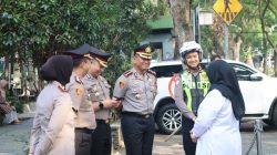 Polresta Malang Kota Intensifkan Gatur Lalin Setiap Pagi, Kapolresta Turun Langsung Pantau Zona Sekolah