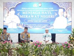 Polres Metro Jakarta Pusat Santuni 100 Anak Yatim, Gelar Doa Bersama untuk Jakarta Aman dan Damai